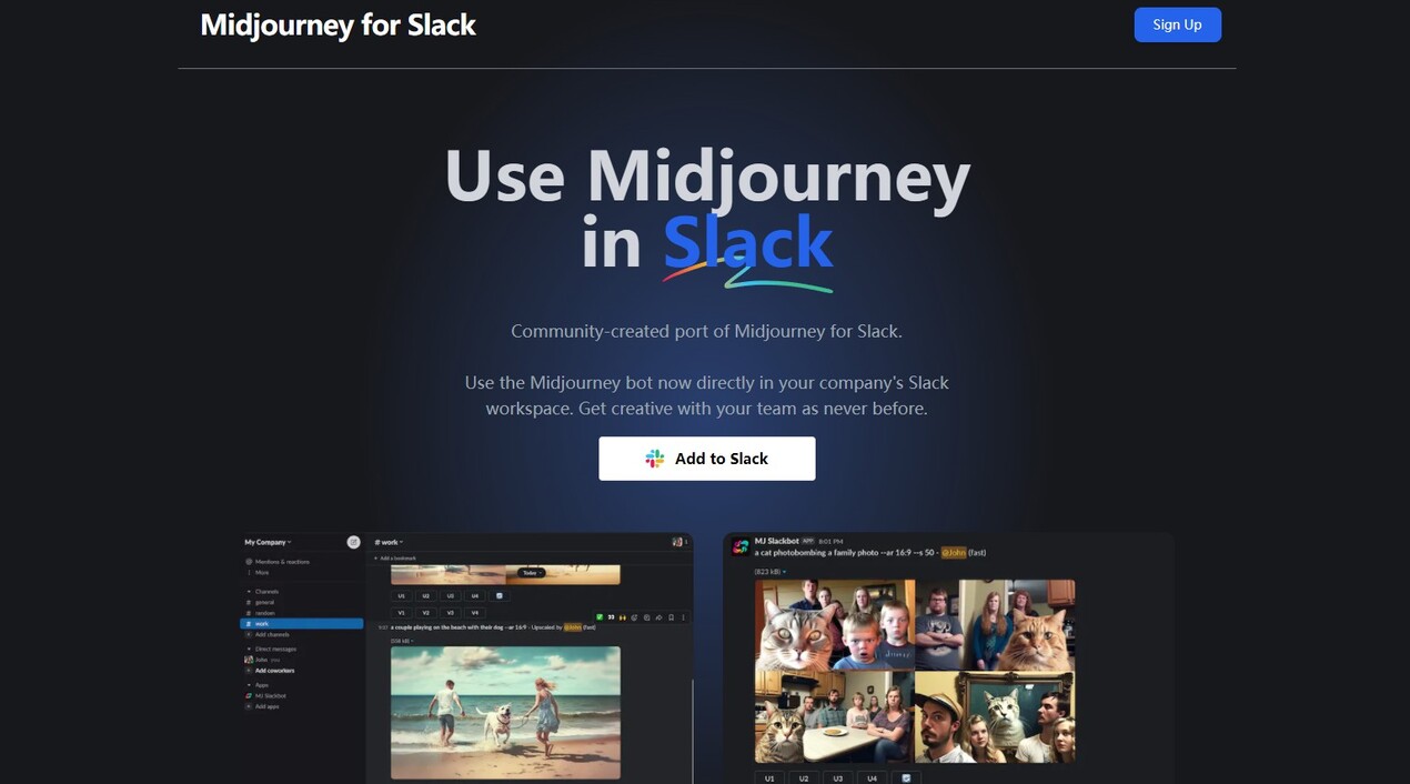 Midjourney for Slack gallery image