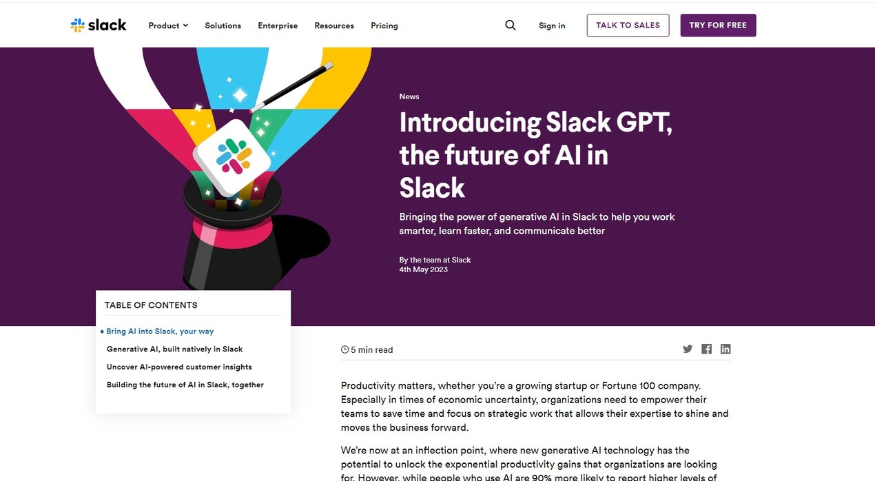 Slack AI gallery image