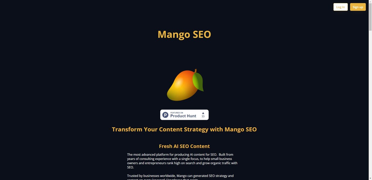 Mango SEO AI gallery image