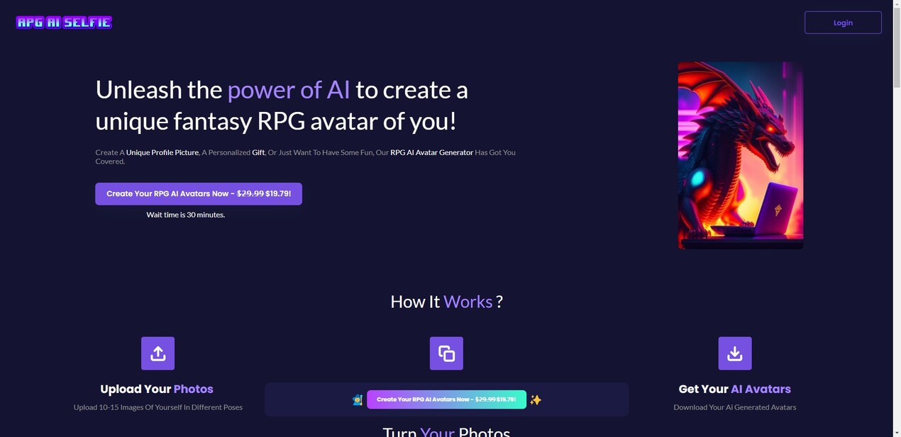 RPG AI Selfie Generator gallery image