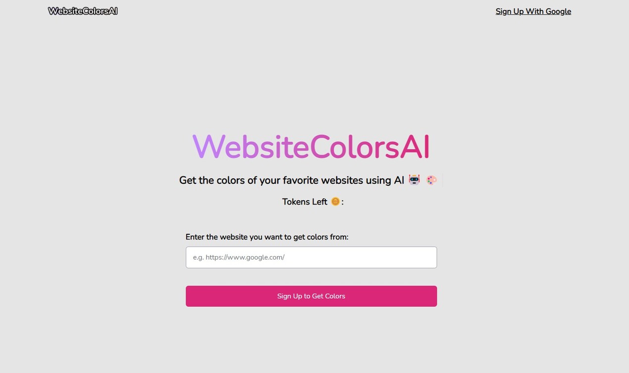 WebsiteColorsAI gallery image