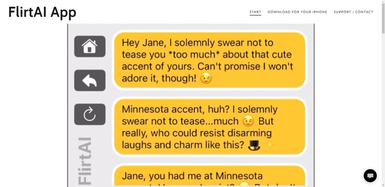 FlirtAI App gallery image
