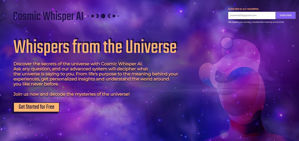 Cosmic Whisper AI gallery image