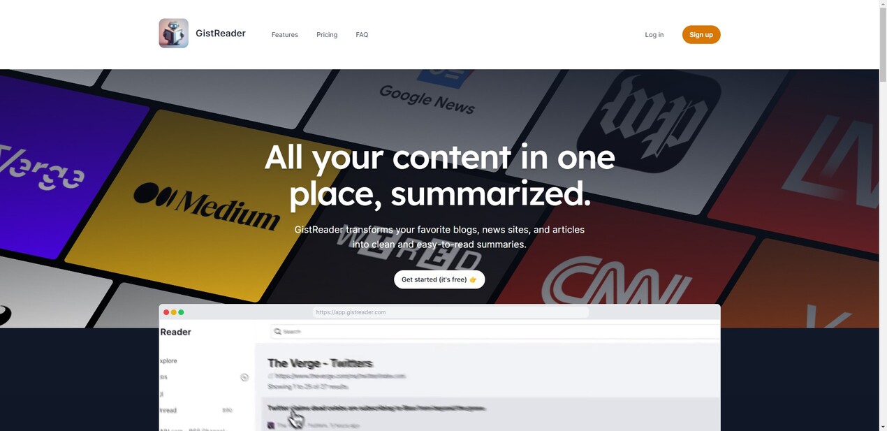 GistReader gallery image