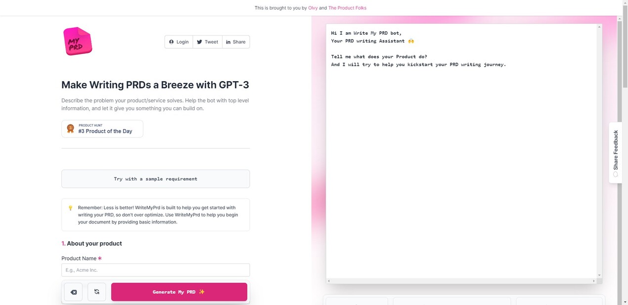 WriteMyPrd gallery image