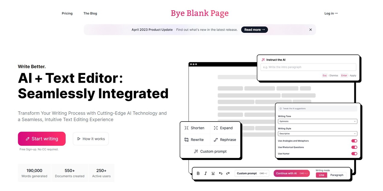 Bye Blank Page gallery image