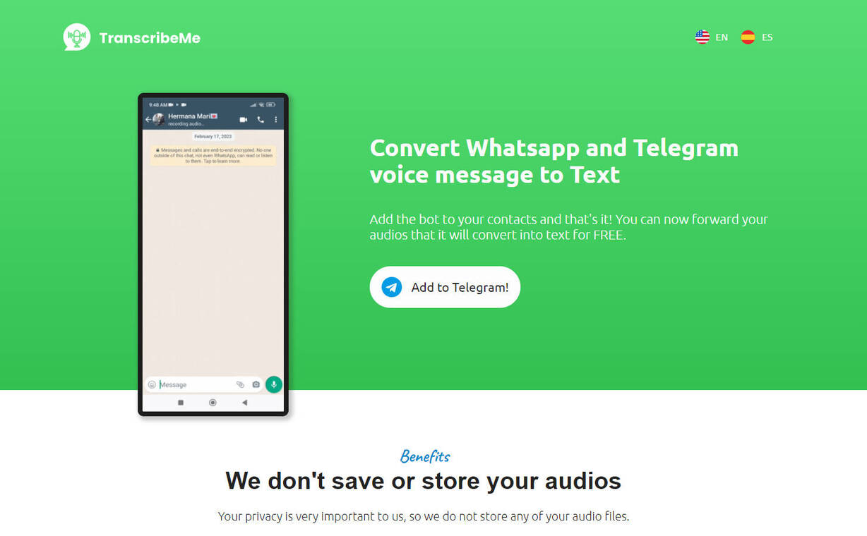 TranscribeMe gallery image