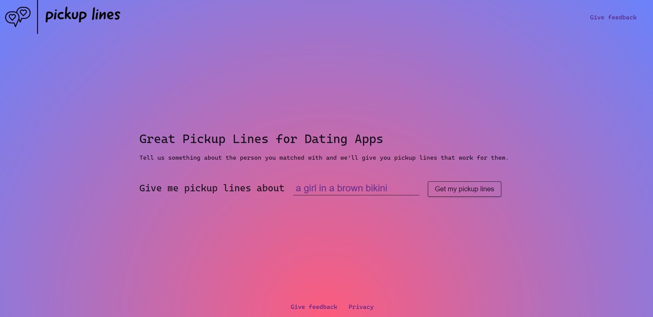 Pickup lines gallery image