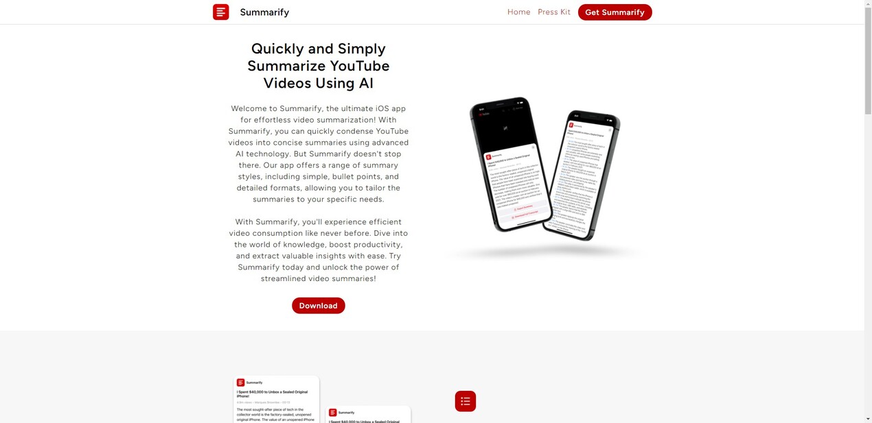 Summarify gallery image