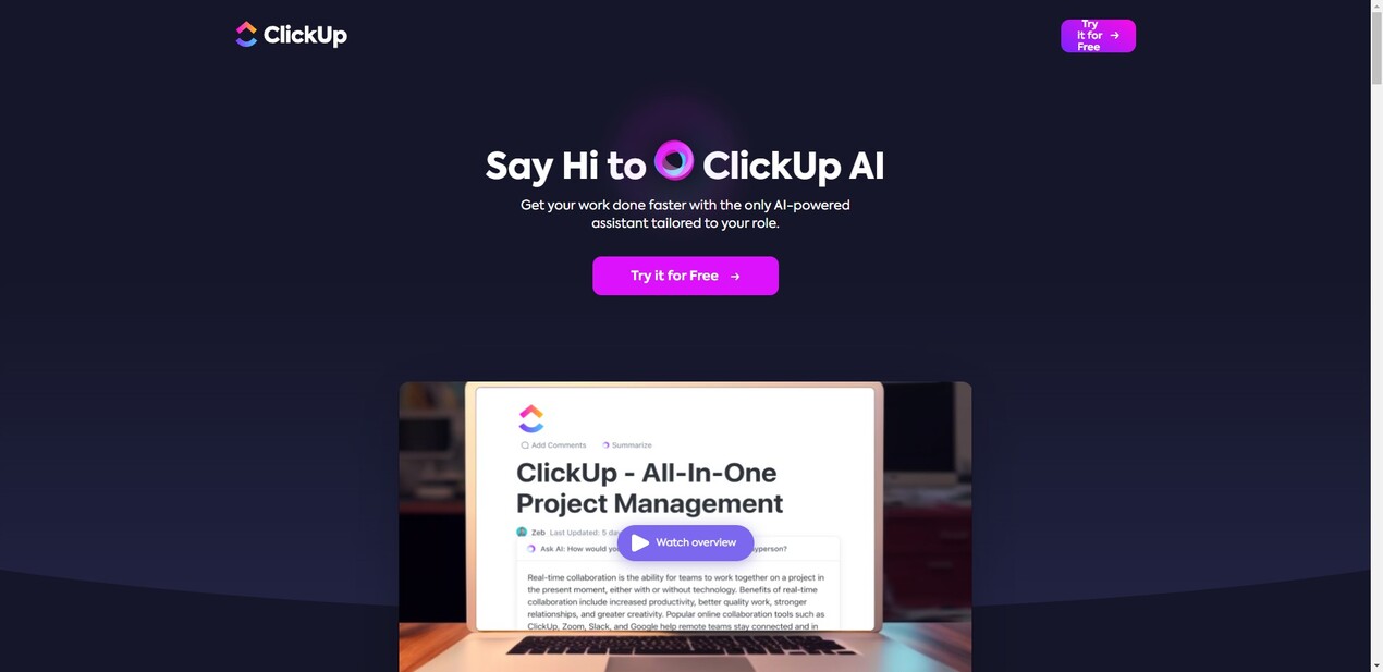 ClickUp AI gallery image
