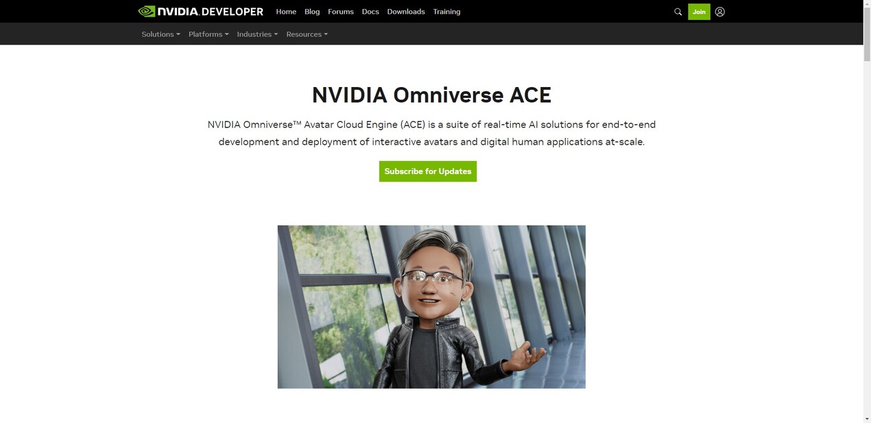 Nvidia Omniverse Avatar gallery image