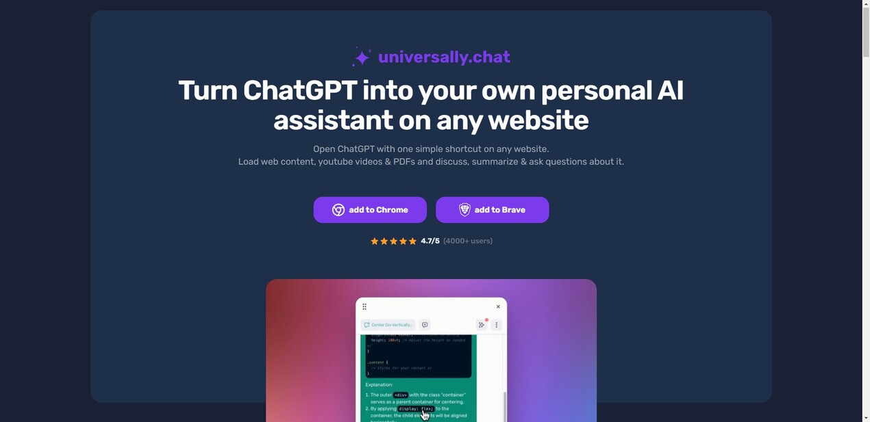 Universally gallery image