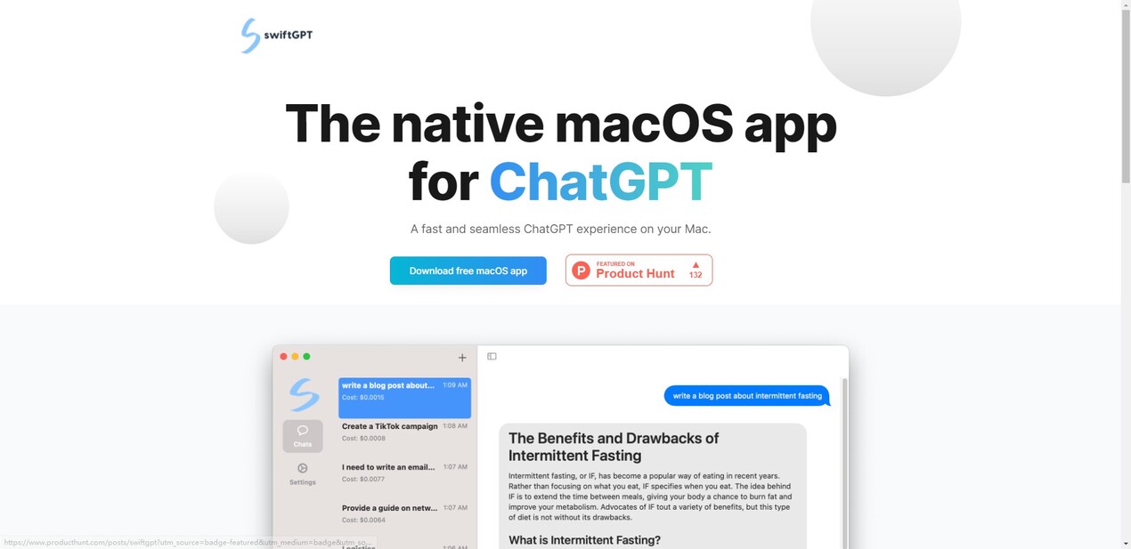 SwiftGPT gallery image