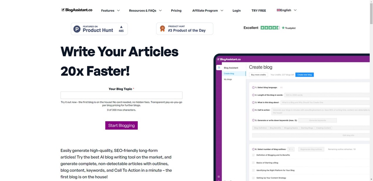 BlogAssistant gallery image