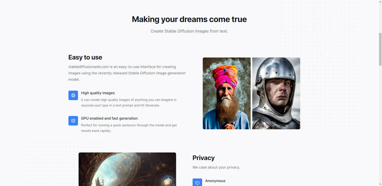 Stable Diffusion Online gallery image