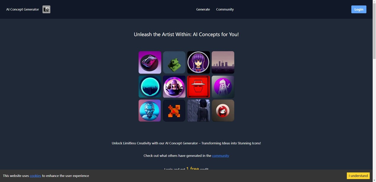 AI Concept Generator gallery image