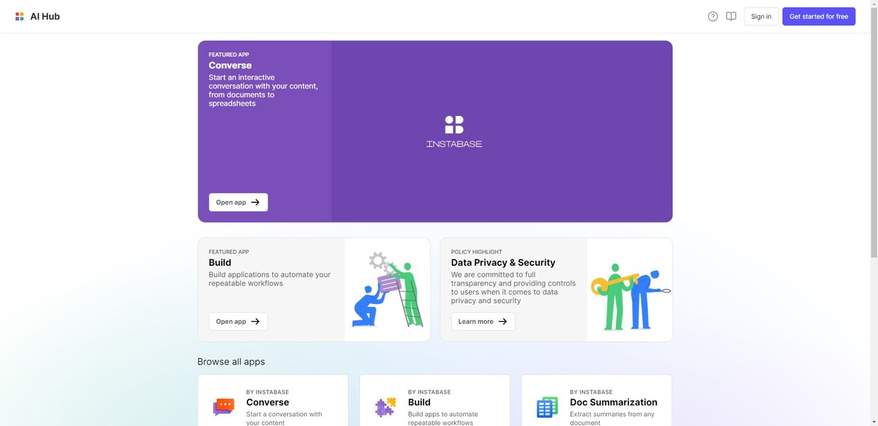 Instabase AI Hub gallery image