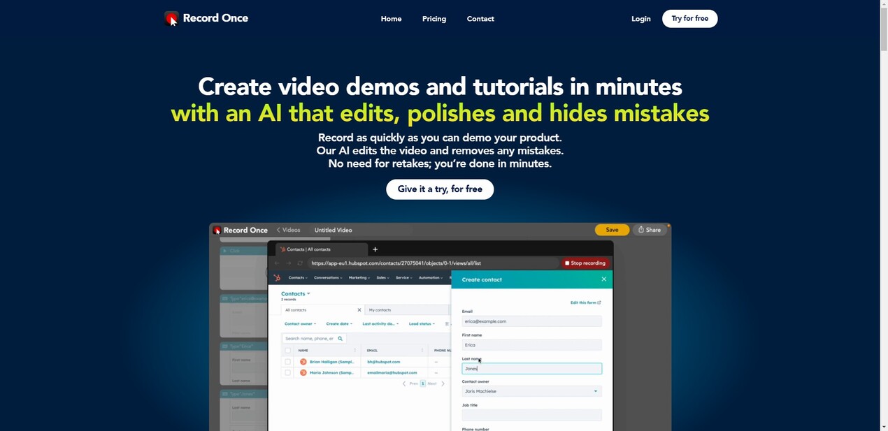 Record Once gallery image