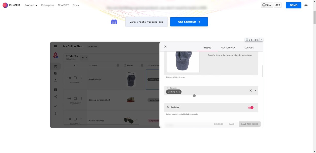 FireCMS gallery image