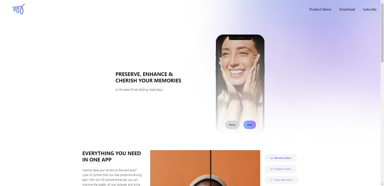 Mems AI Photo Enhancer gallery image