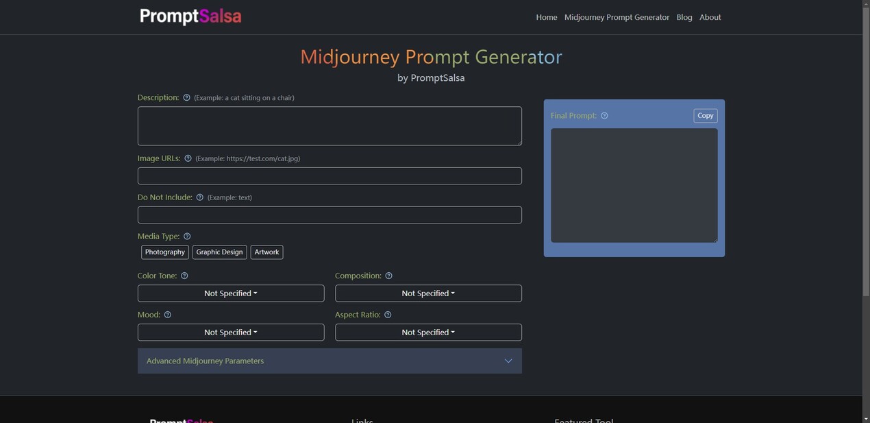 Midjourney Prompt Generator gallery image
