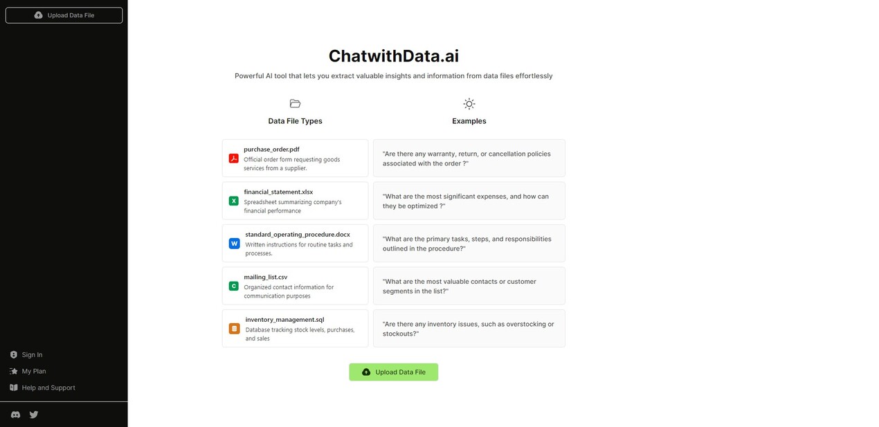 Chat With Data gallery image