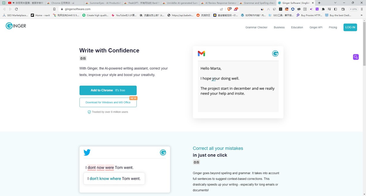 Grammar and Spelling checker by Ginger gallery image