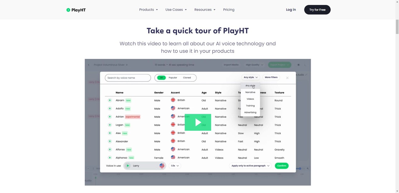 Play.ht gallery image