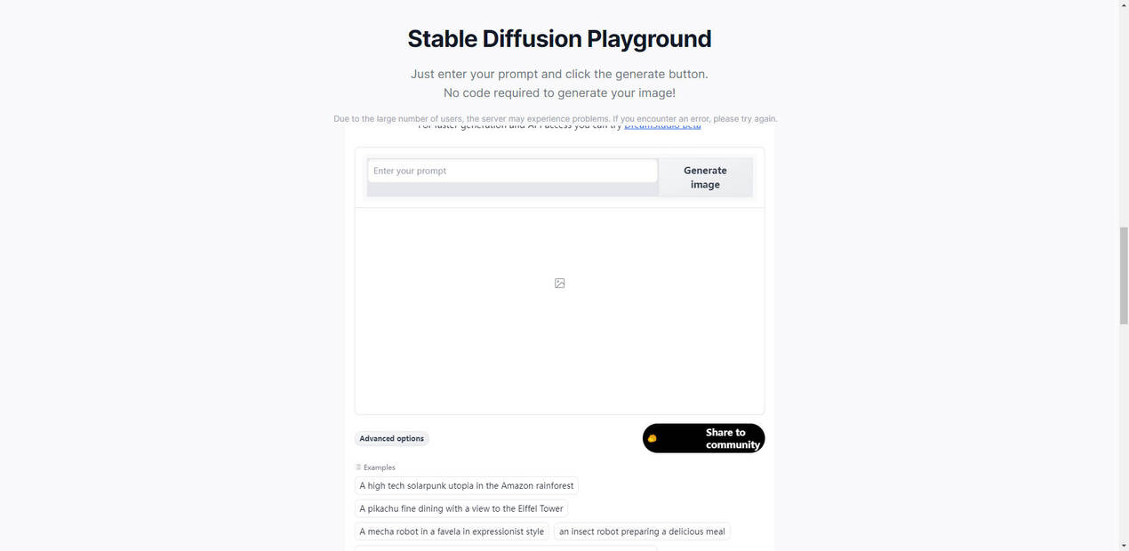 Stable Diffusion Online gallery image