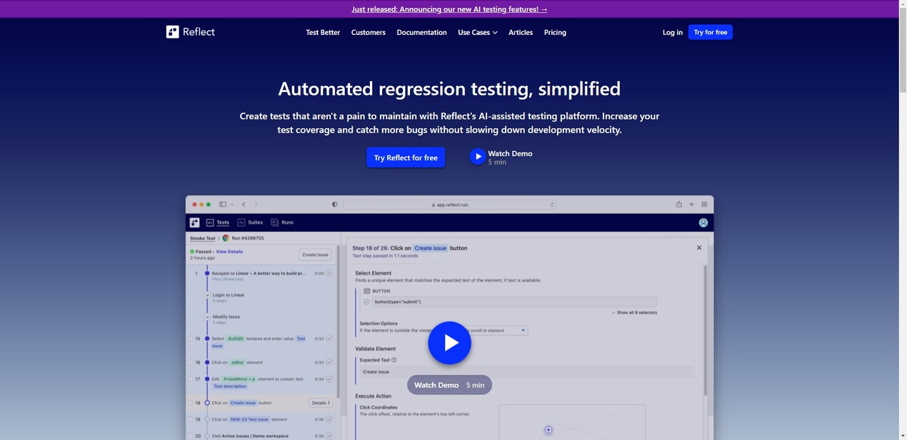 Reflect.run gallery image