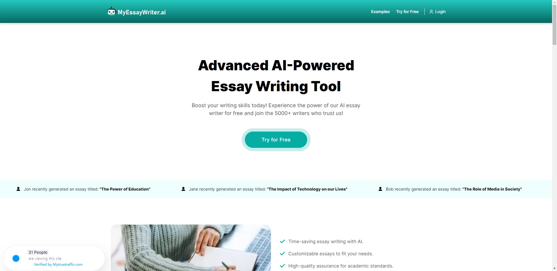 MyEssayWriterAI gallery image