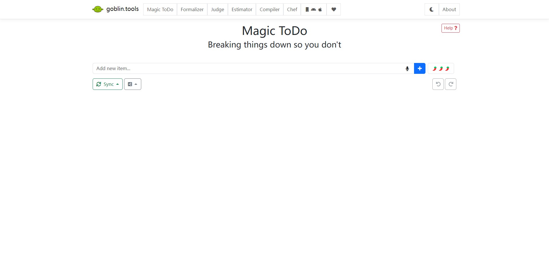 Goblin.tools gallery image