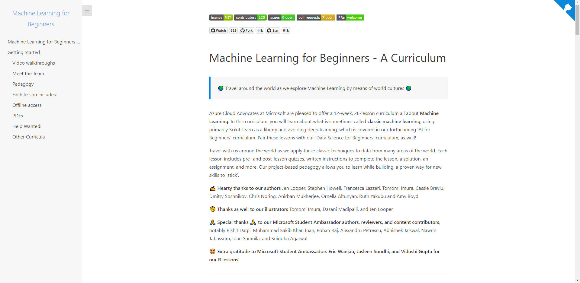 ML for Beginners gallery image