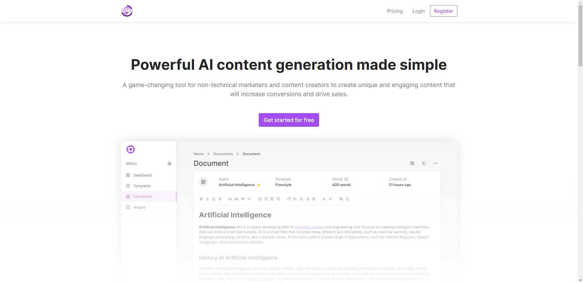DRE AI gallery image