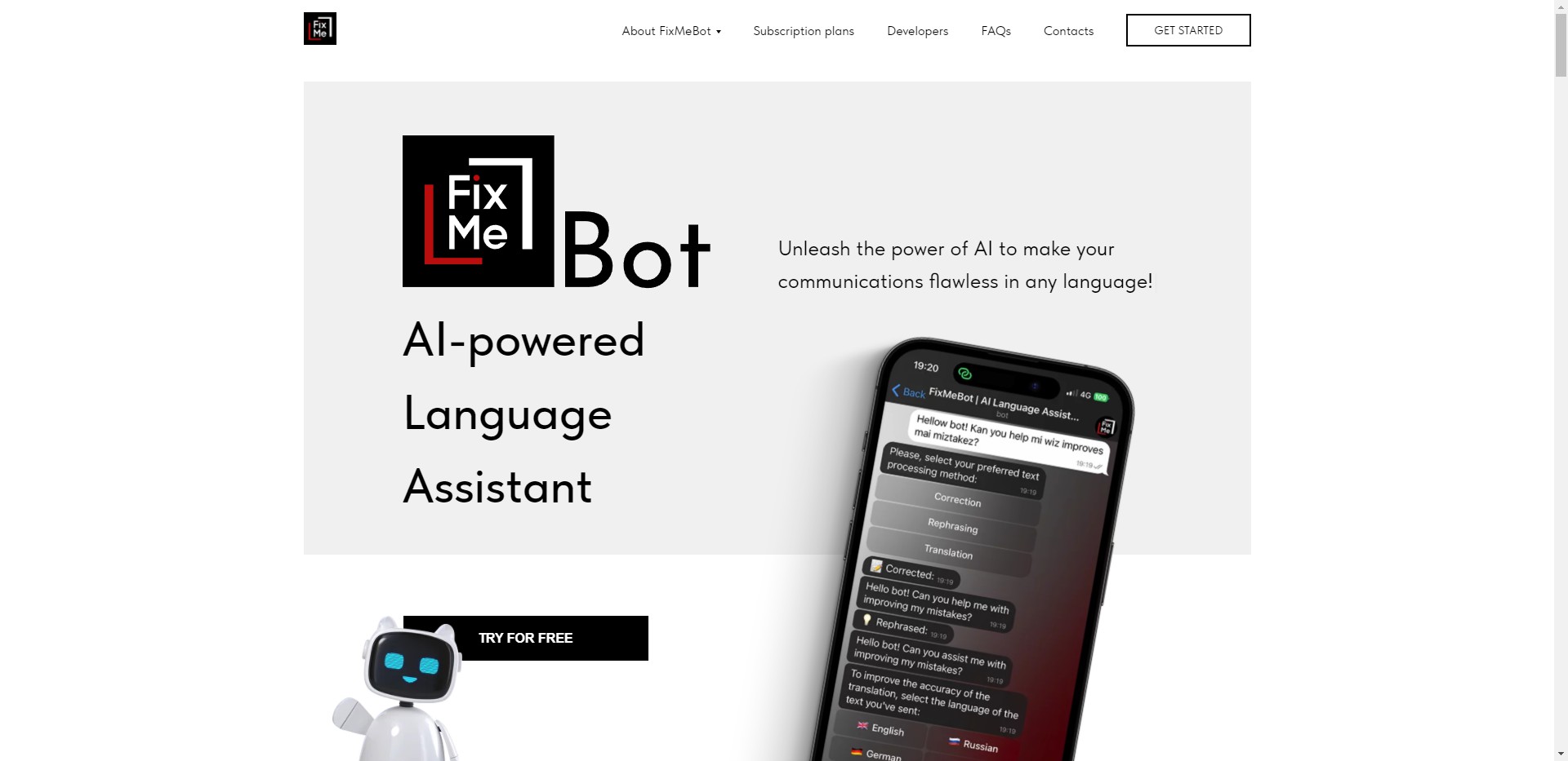 FixMeBot gallery image
