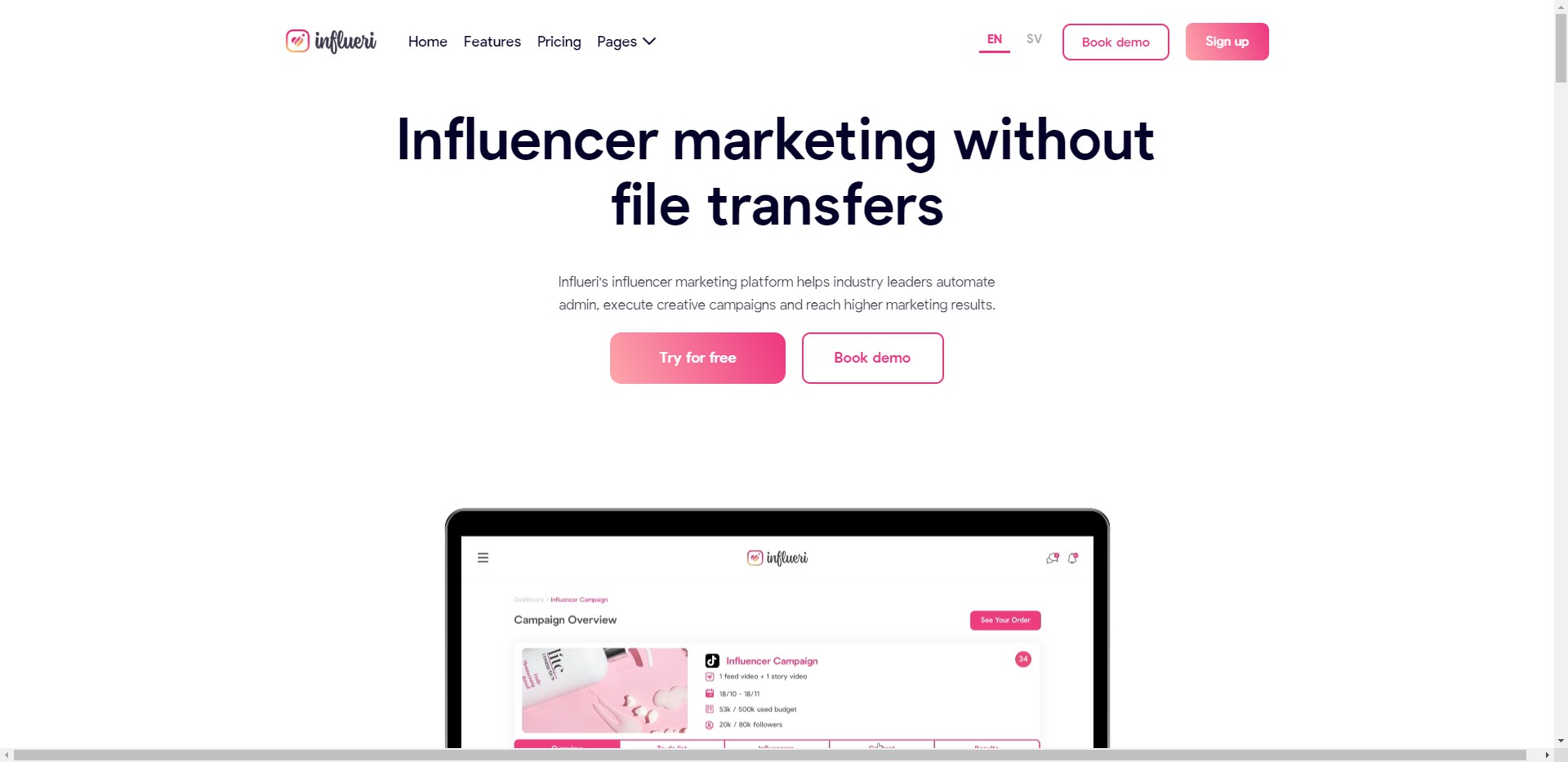 Influeri gallery image