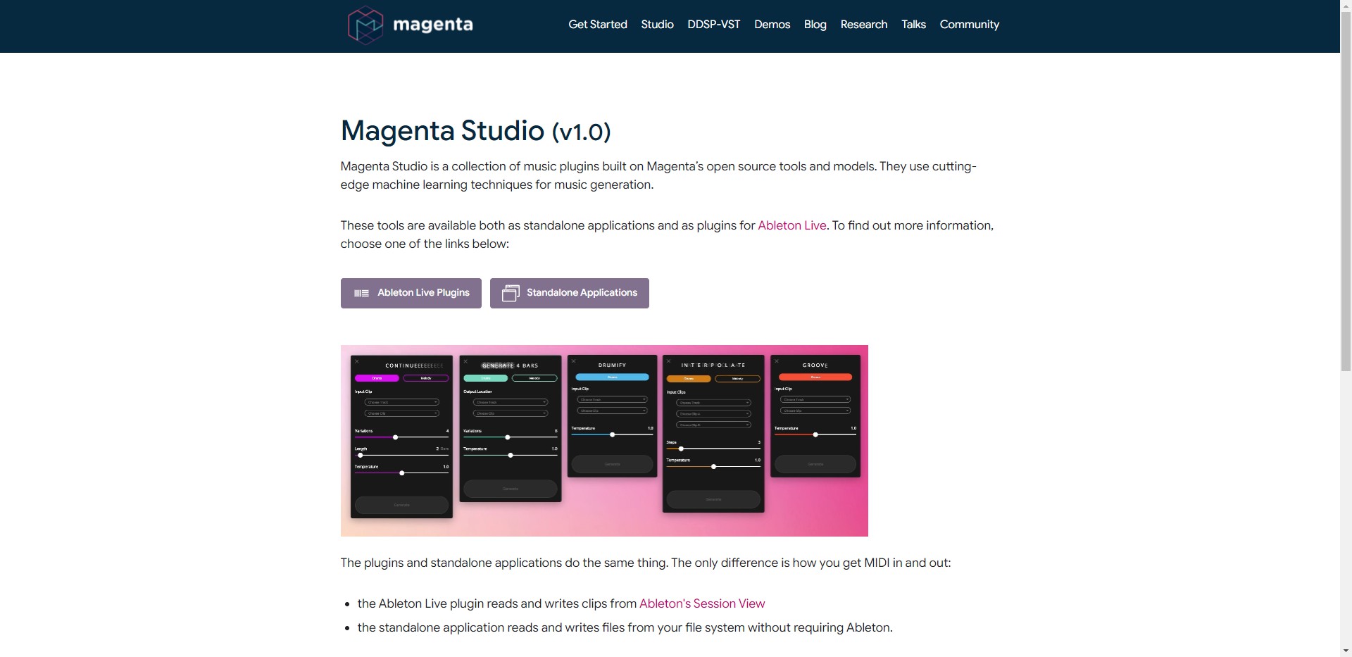 Magenta Studio gallery image