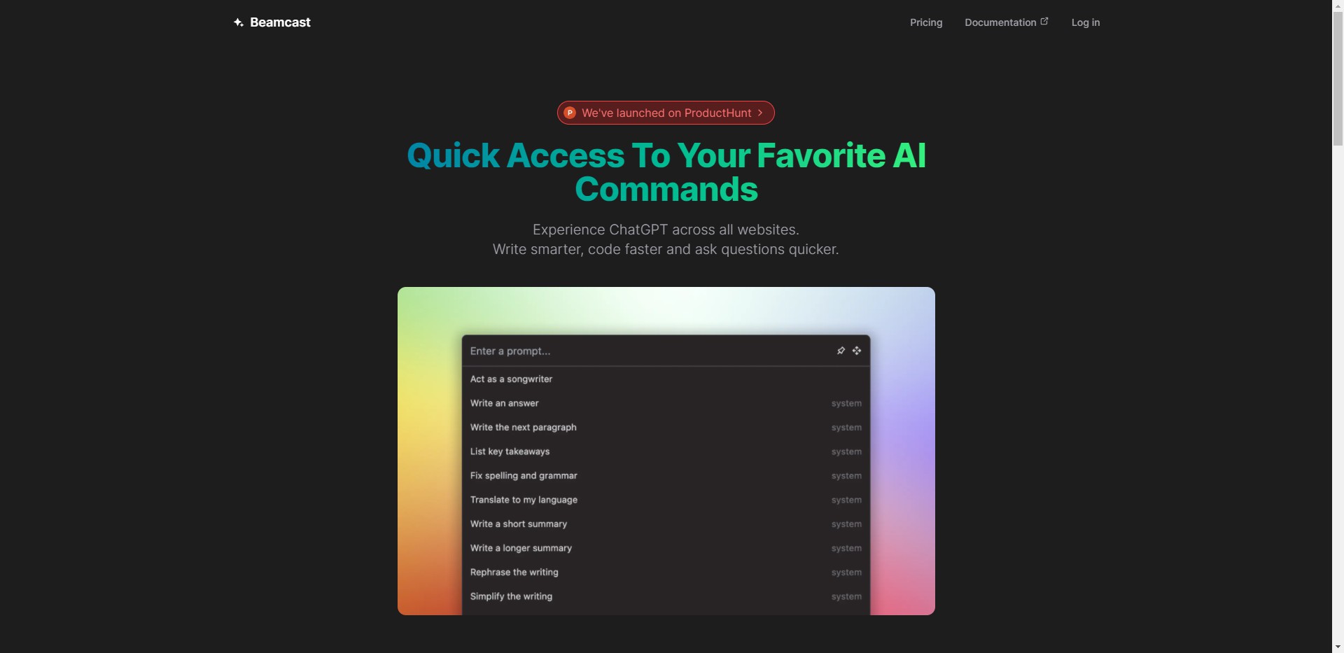 Beamcast gallery image