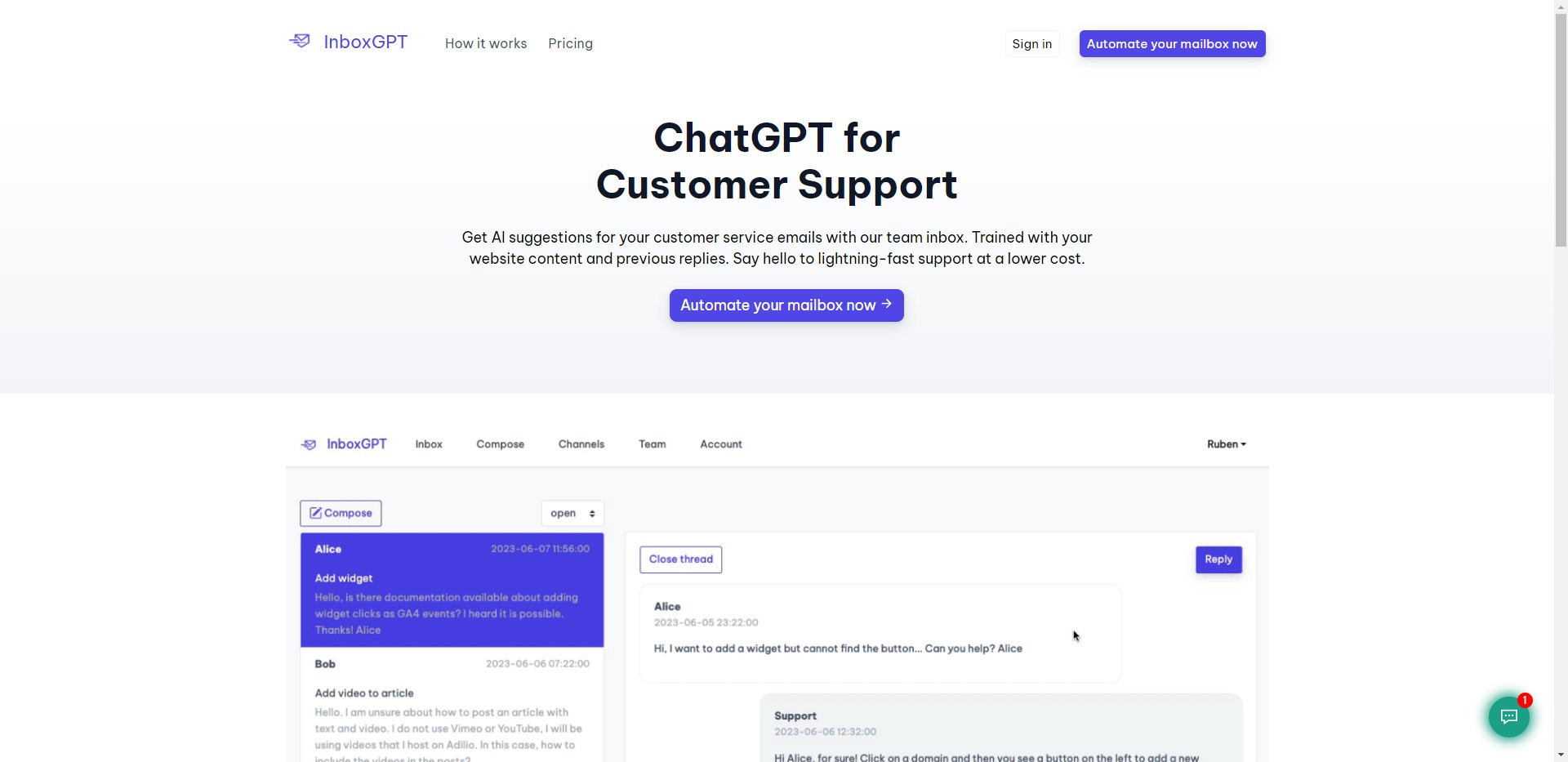 InboxGPT gallery image