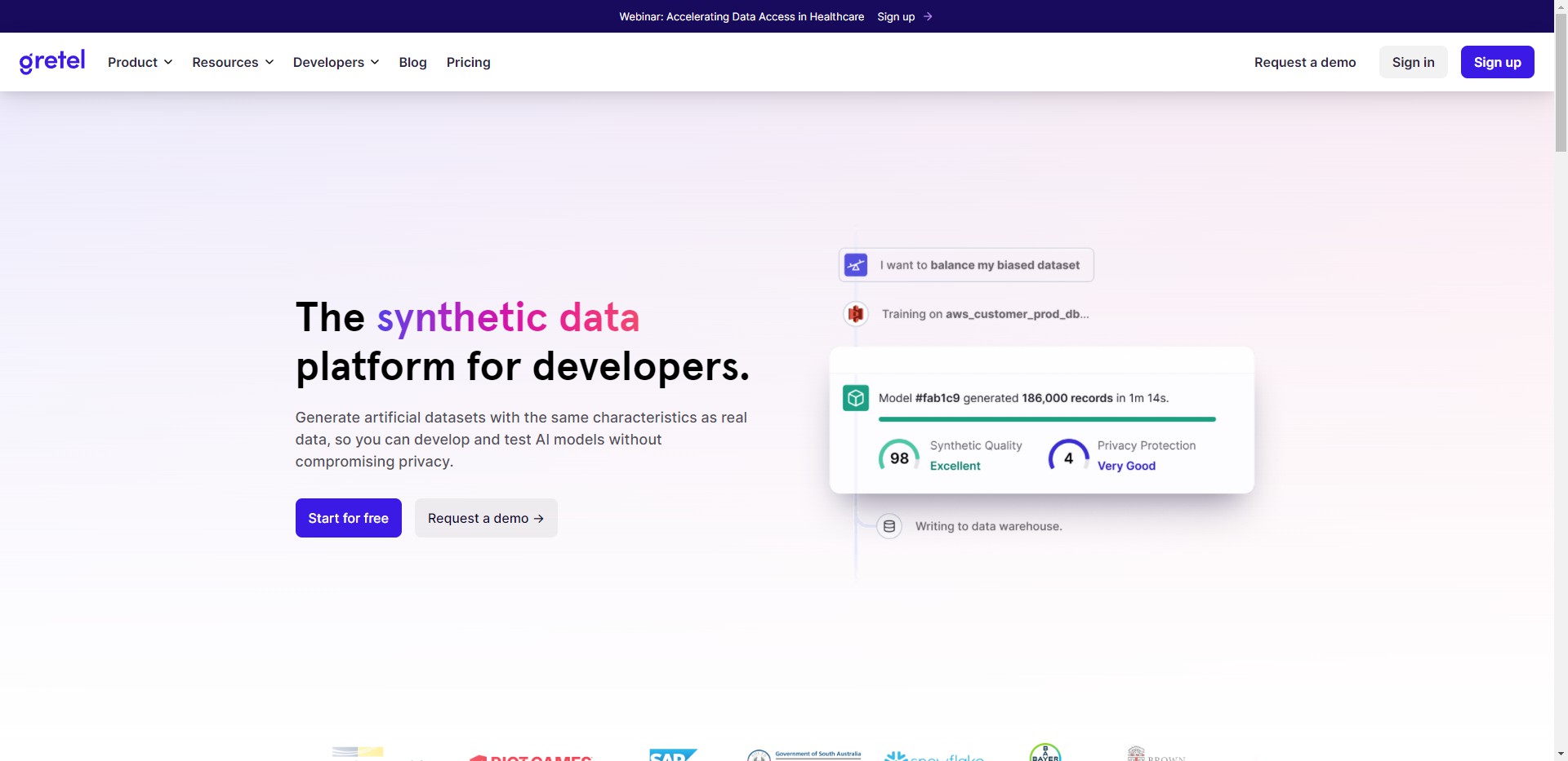 Gretel.ai gallery image