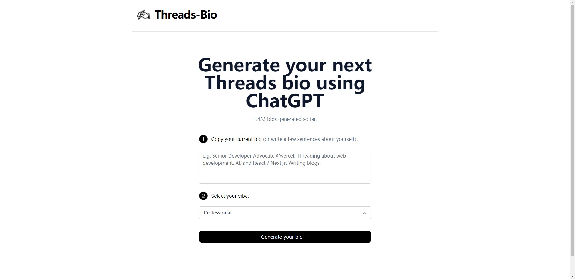 Threads Bio gallery image