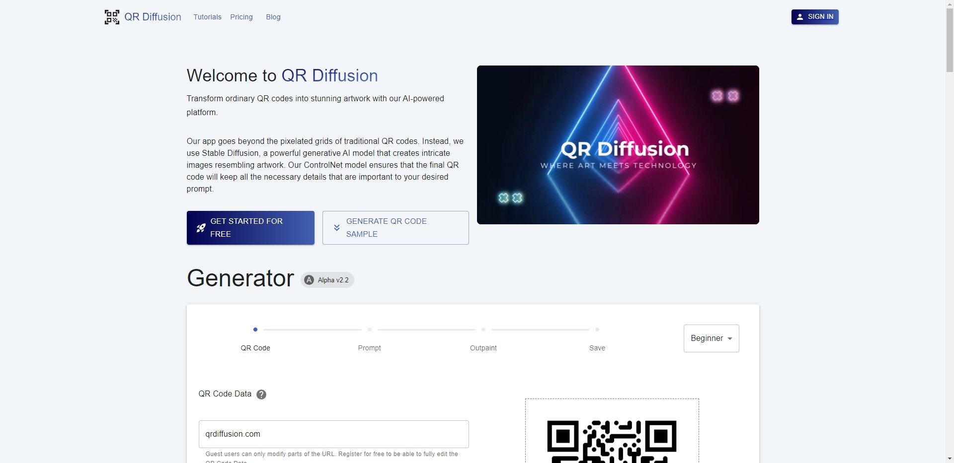 Qr Diffusion gallery image