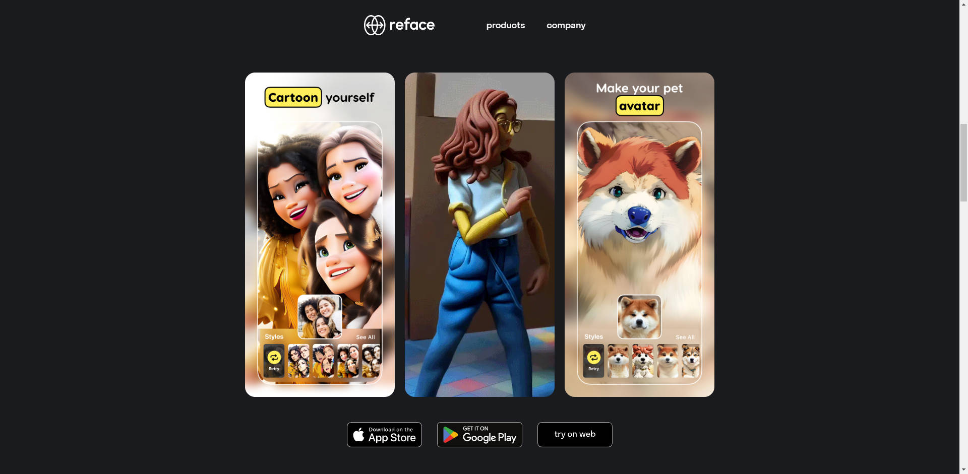 reface.ai gallery image