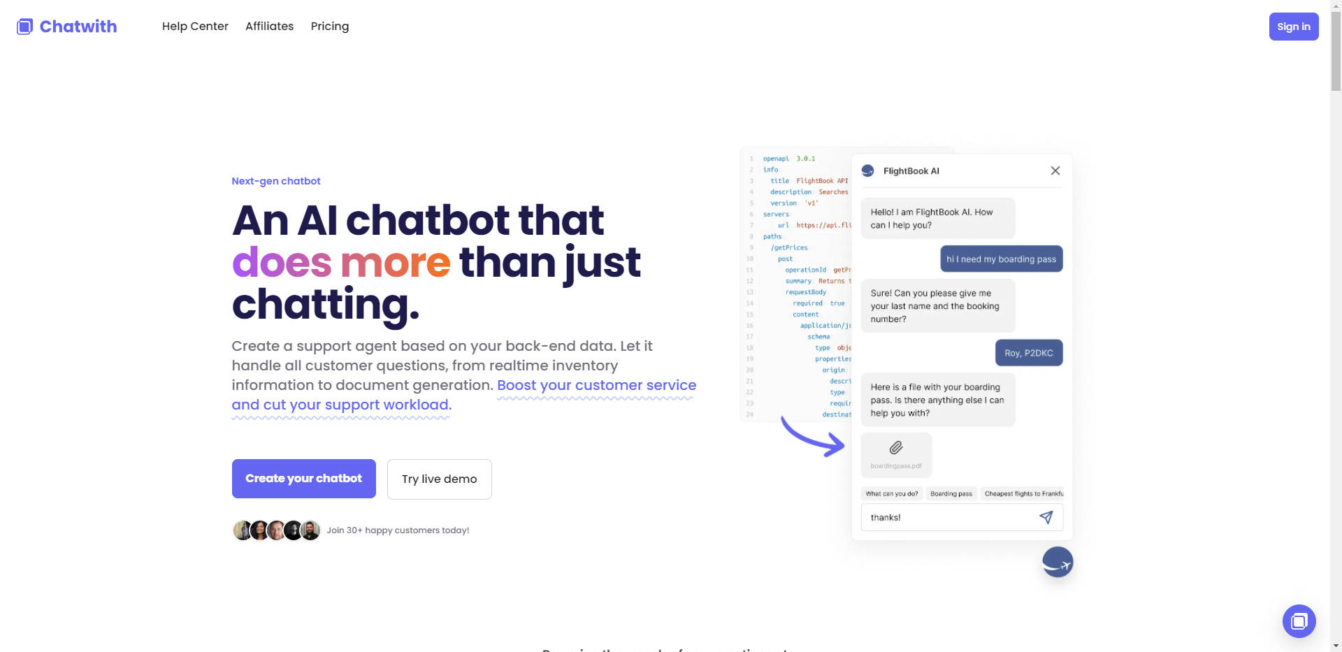 Chatwith gallery image