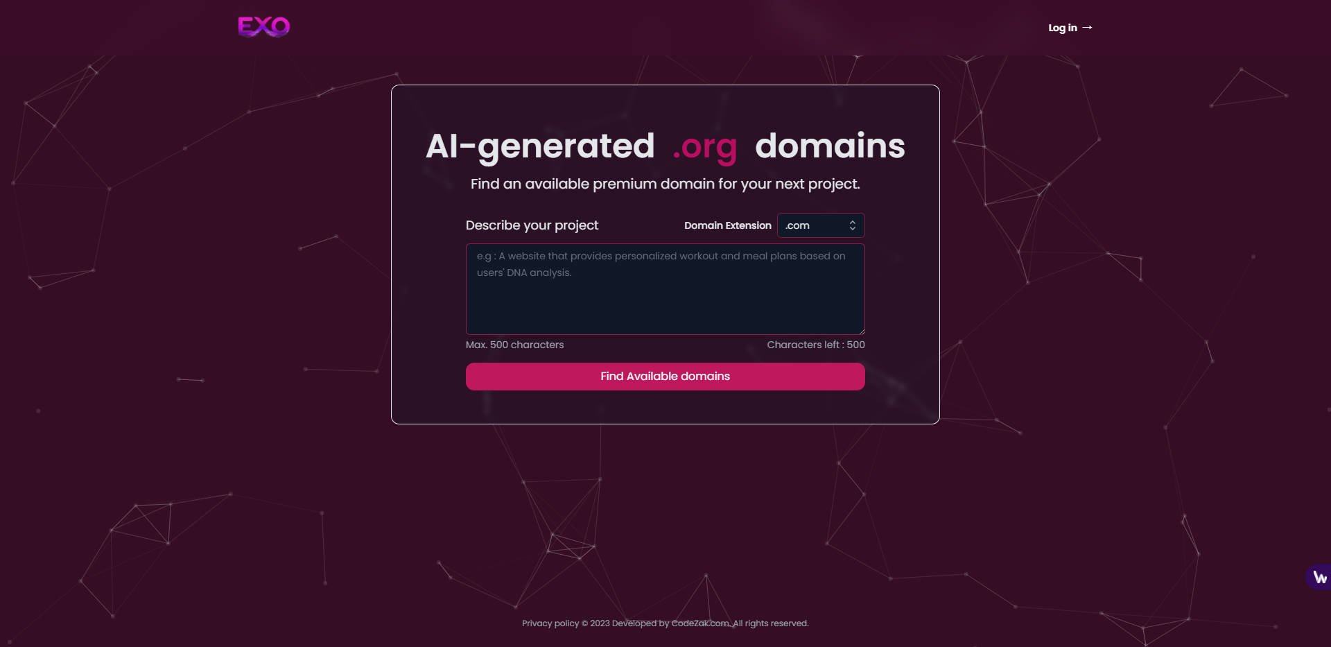 Exoname gallery image