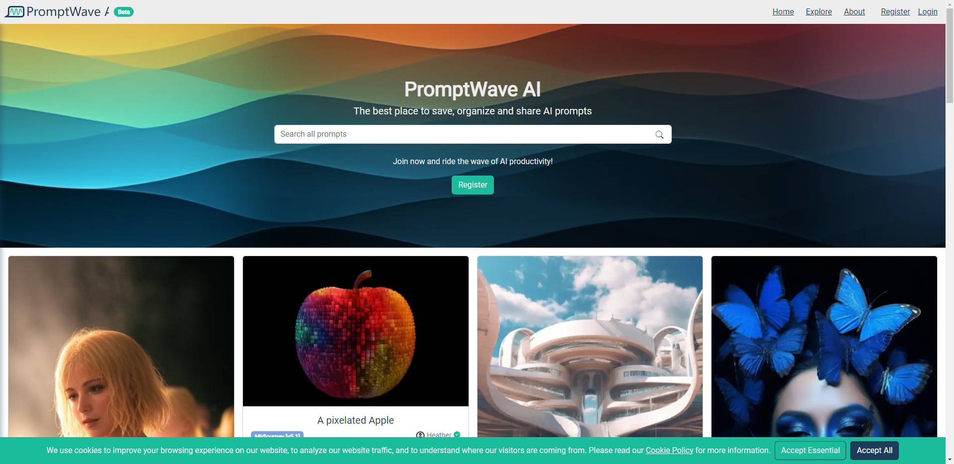 PromptWave AI gallery image
