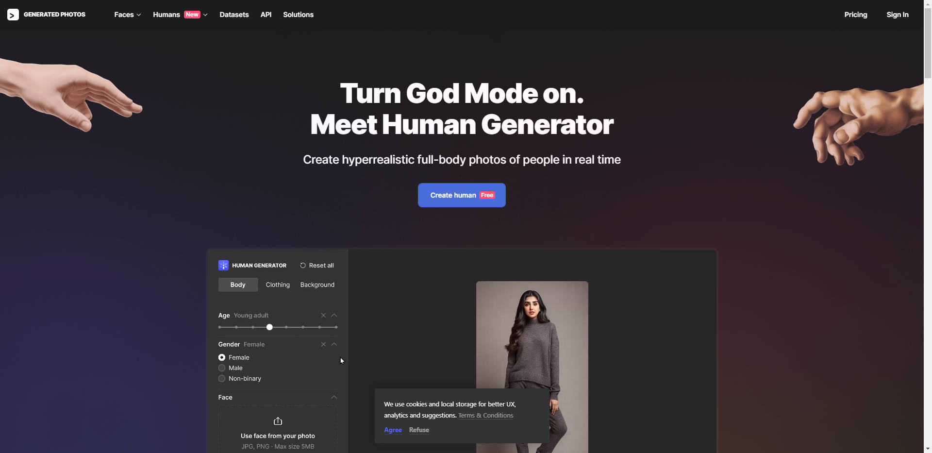 AI Human Generator gallery image