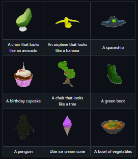 Shap-E gallery image