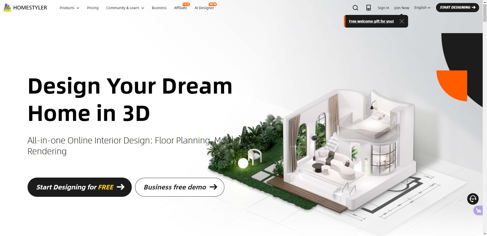 Homestyler AI gallery image