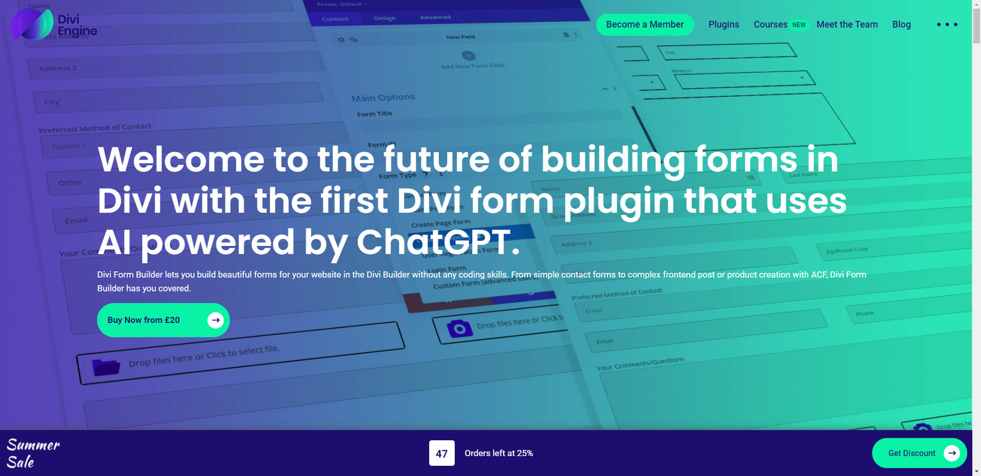 Divi Form Builder gallery image